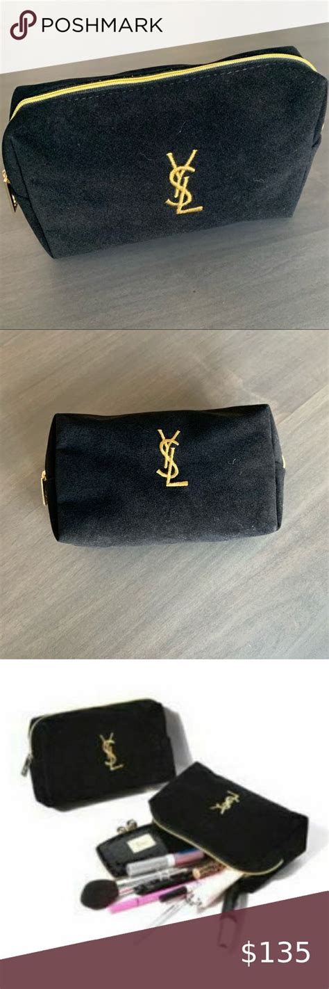 ysl cosmetic bag|ysl makeup pouch.